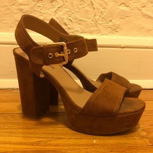 Cute retro block heels